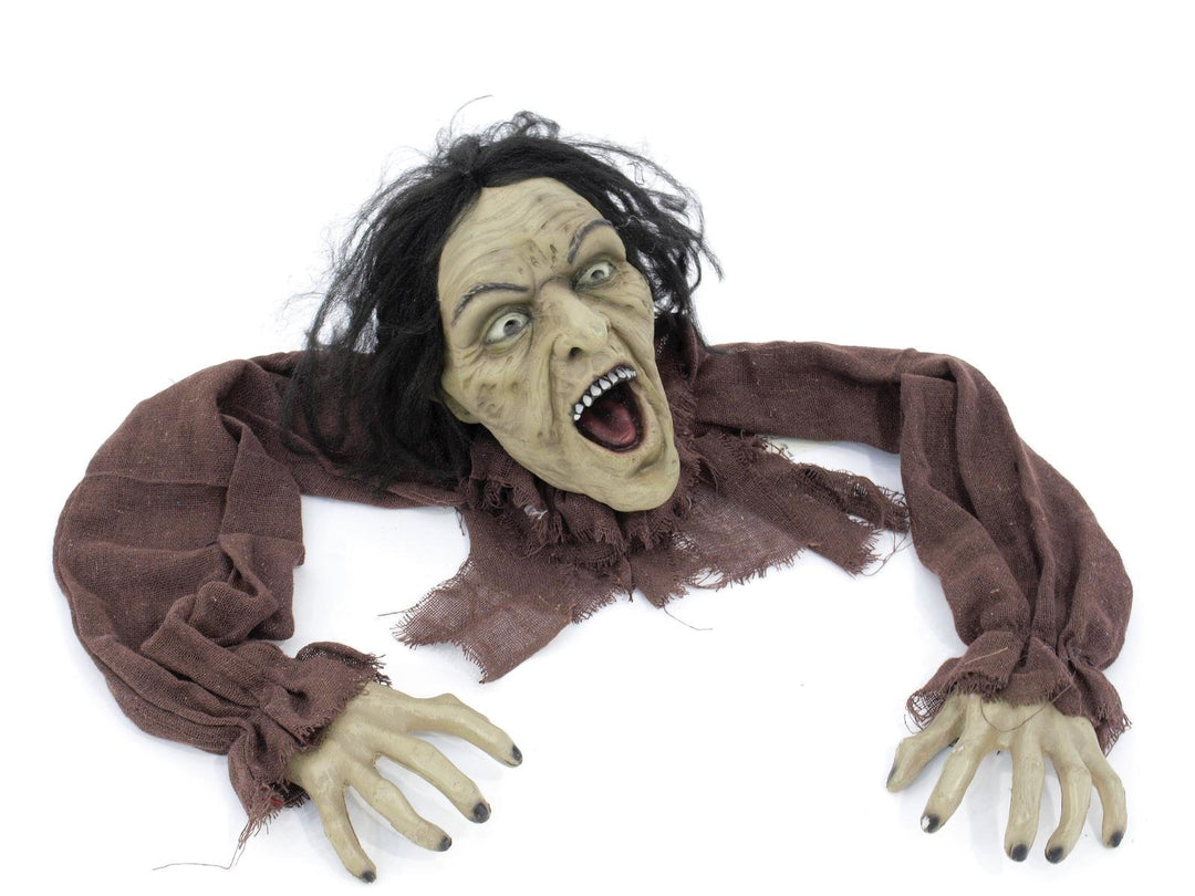EUROPALMS Halloween Figur Crawling 140cm | Zombie-Figur zum Legen | Breite: 140 cm