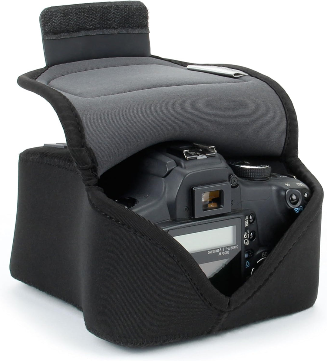 USA GEAR DSLR Kameratasche Klein für Spiegelreflexkameras, SLR-Kamerahülle mit Neoprenschutz, Gürtel