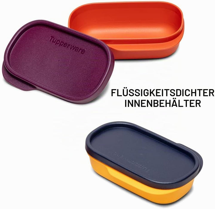 Tupperware Mylunch Liquid Tight Lunch Box 590ml 2pc