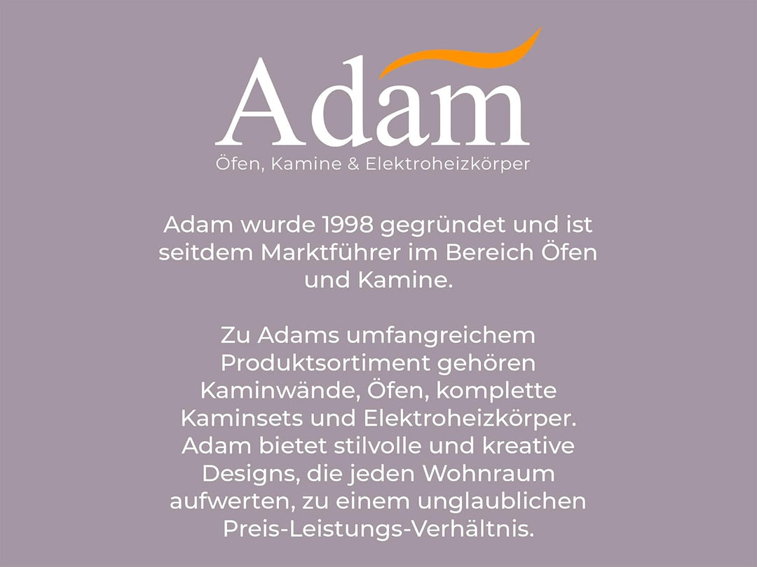 Adam Amba 2000W elektrischer Heizkörper in Weiss 2000 W, 2000 W