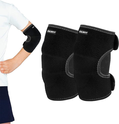 EULANT Ellenbogenschoner Volleyball mit Klett für Kinder & Erwachsene,Dicke SBR Schwamm Einstellbar