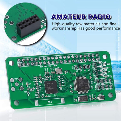 Mini-MMDVM-Hotspot-Radiosender + Antenne, Unterstützung P25 DMR YSF D-Star-UHF-Erweiterungskarte, di