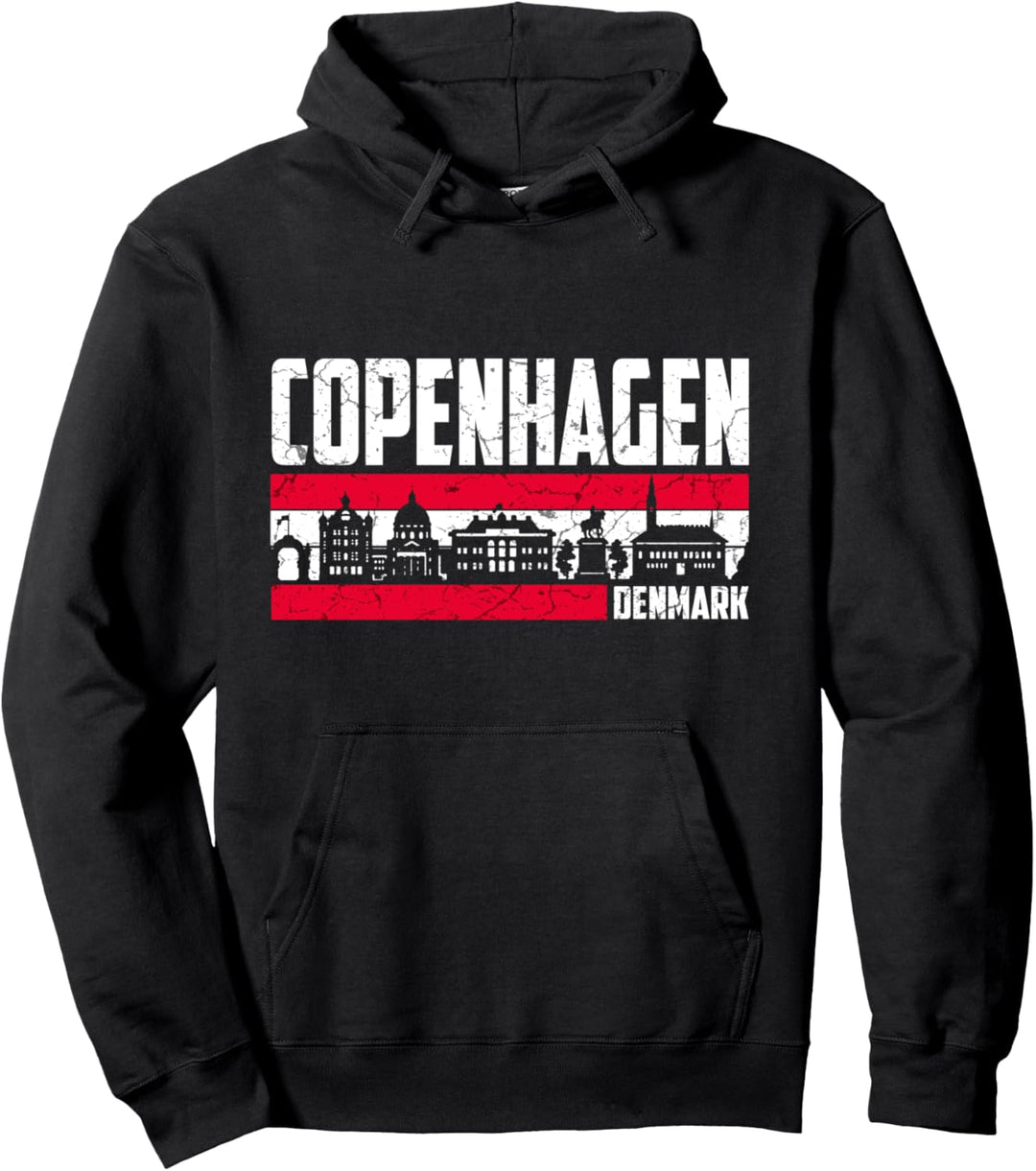Kopenhagen Skyline Dänemark Pullover Hoodie