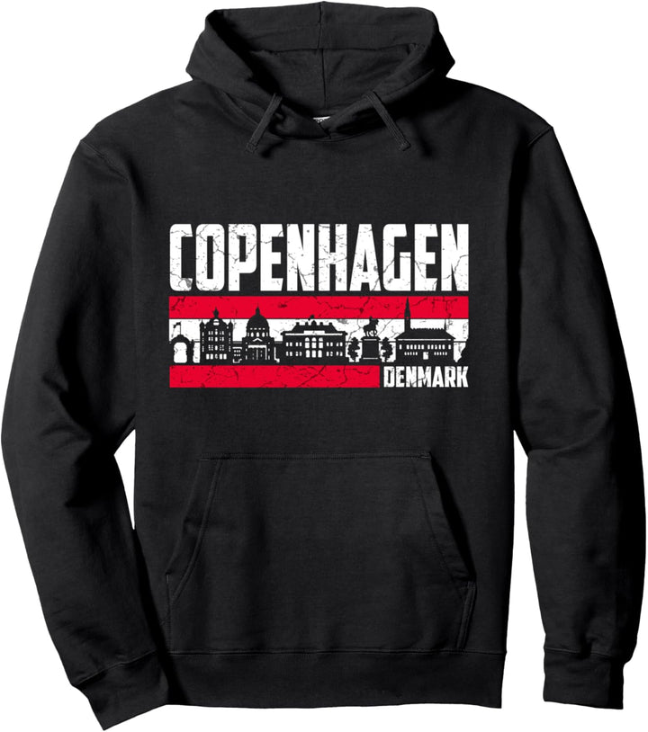 Kopenhagen Skyline Dänemark Pullover Hoodie