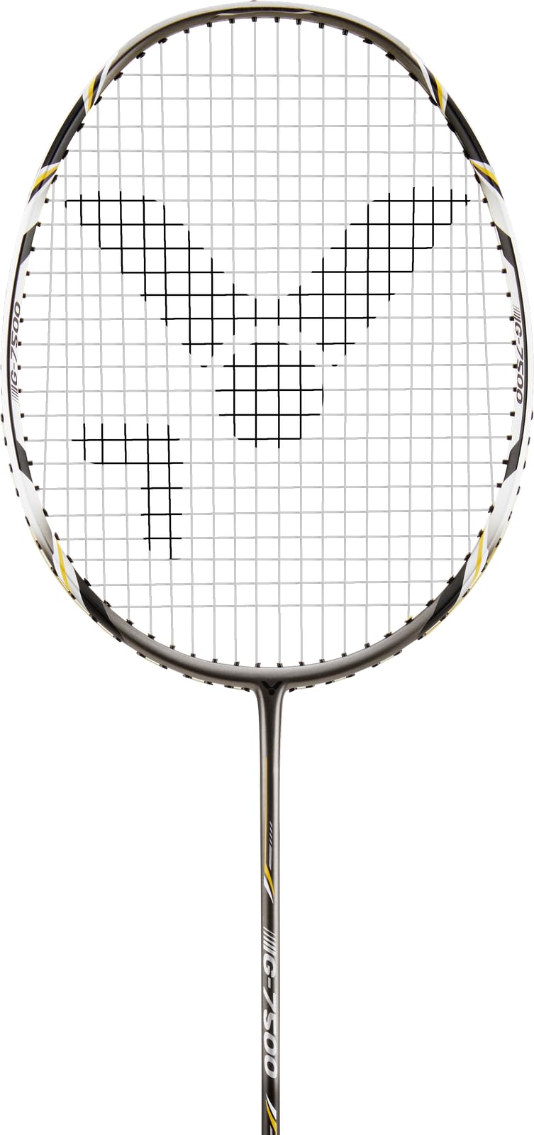 VICTOR Badmintonschläger G-7500, Schwarz/Silber, 67.4 cm, 113/0/0