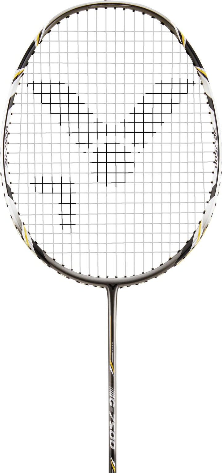 VICTOR Badmintonschläger G-7500, Schwarz/Silber, 67.4 cm, 113/0/0