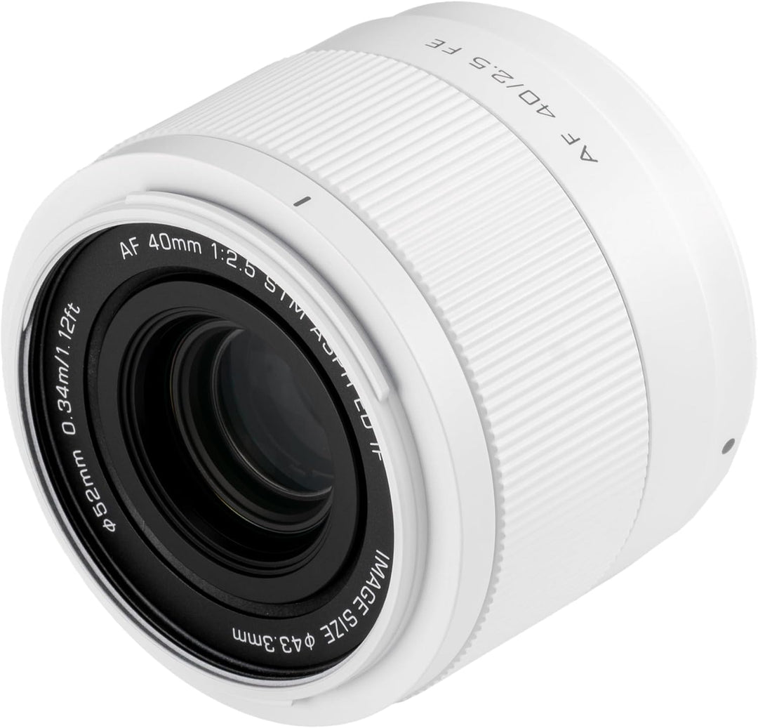 VILTROX AF 40mm f2.5 FE für Sony E-Mount Vollformat Objektiv, 40mm f/2.5 für Sony A7RⅤ ZVE1 A7CR A7C