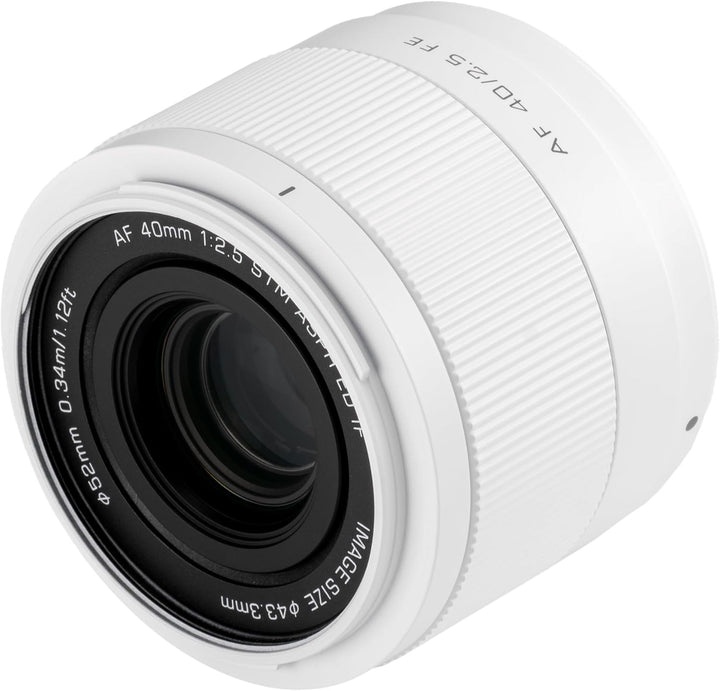 VILTROX AF 40mm f2.5 FE für Sony E-Mount Vollformat Objektiv, 40mm f/2.5 für Sony A7RⅤ ZVE1 A7CR A7C