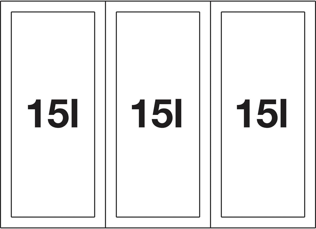 BLANCO Flexon II 60/3, Müllsystem für die Abfalltrennung in der Küche, mit 3 Mülleimern (je 15 l), z