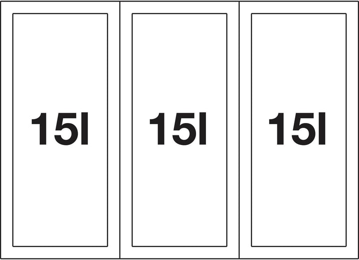 BLANCO Flexon II 60/3, Müllsystem für die Abfalltrennung in der Küche, mit 3 Mülleimern (je 15 l), z