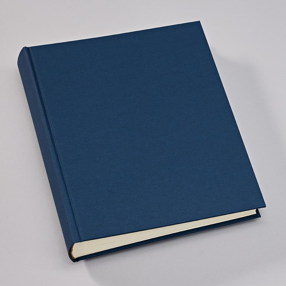 Semikolon 351004 Foto-Album Classic Medium - 21,6 x 25,5 cm - 80 Seiten cremefarben, für 160 Fotos -