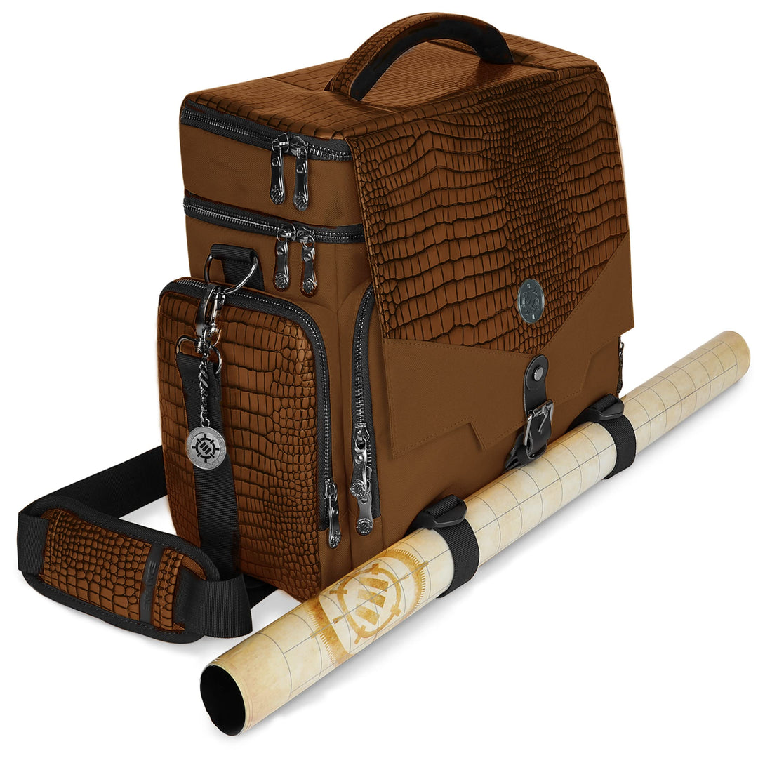 ENHANCE Tabletop RPG-Tasche des Abenteurers, Sammleredition - DND-Tasche mit Tabletop-Miniaturen-Auf