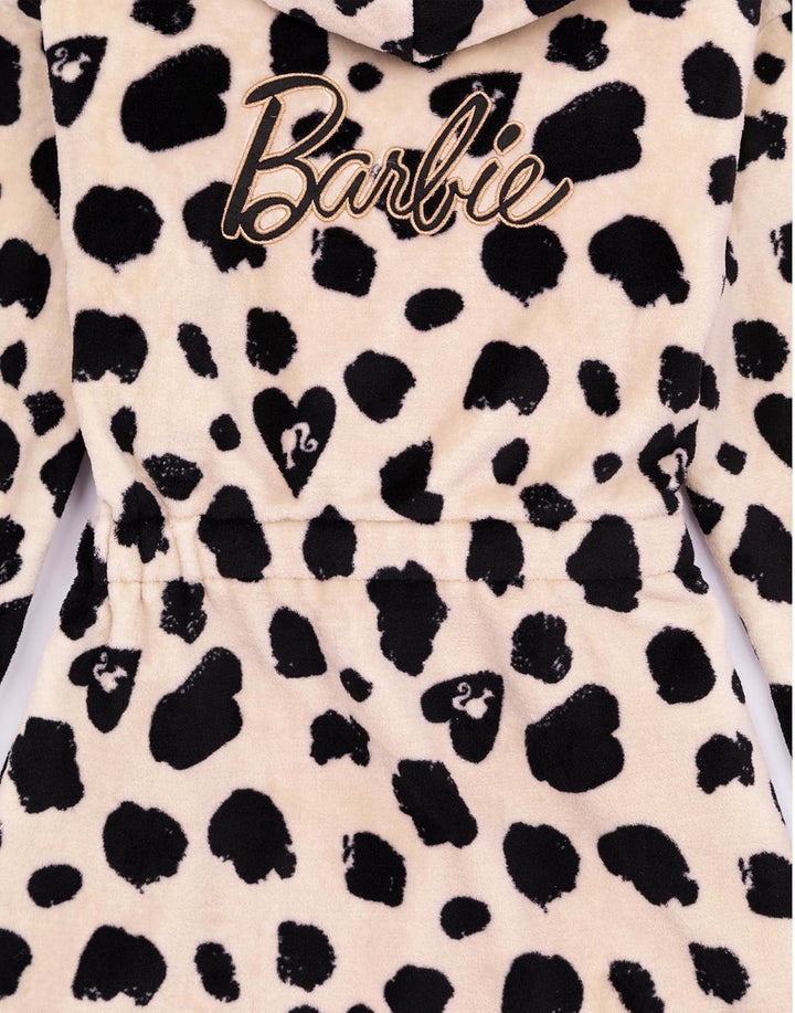 Barbie Dressing Gown Bademantel Mädchen Kinder PJS Robe 3-4 Jahre Beige, 3-4 Jahre Beige