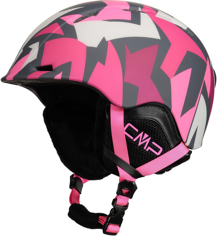 CMP Kinder Casco Da Sci E Snowboard Xj-4 Skihelm S Magenta-Pink Fluo, S Magenta-Pink Fluo