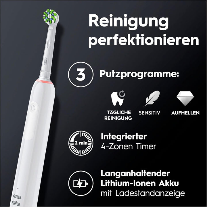 Oral-B Pro Series 3 Elektrische Zahnbürste/Electric Toothbrush, 1 Aufsteckbürste, 3 Putzmodi und vis