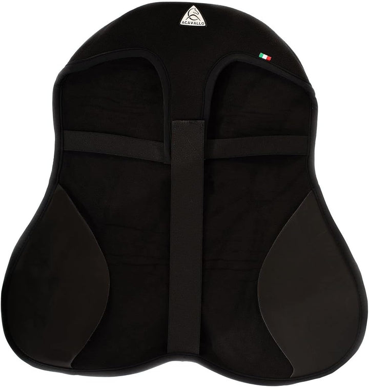 Acavallo Ortho-Coccyx Seat Saver Dressag Sitzkissen mit Aussparung Gel Out Black 20mm L schwarz, L s