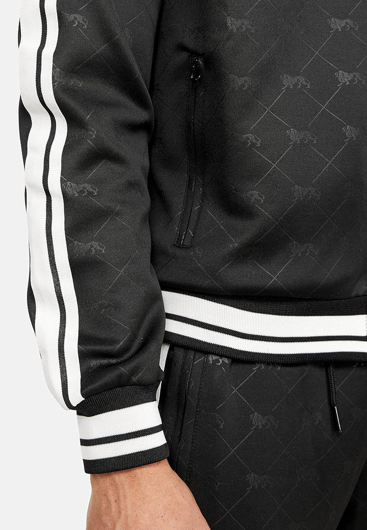 Lonsdale Herren Ashwell Trainingsanzug, Black/White