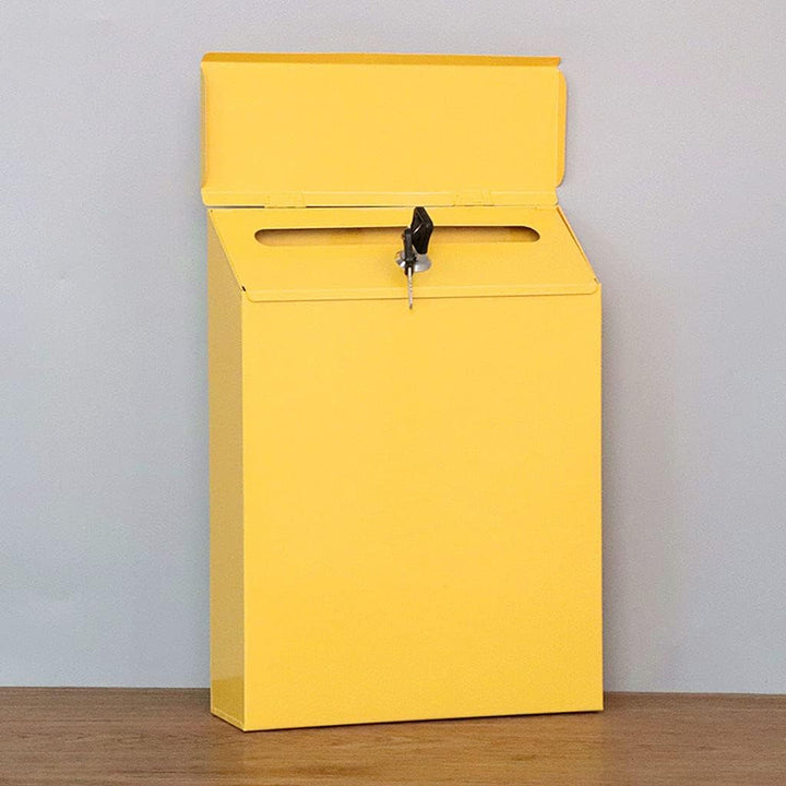 MagiDeal Vertikaler Briefkasten Hängende Sicherheits-Einwurfbox Langlebige Umschläge Zeitungen Siche