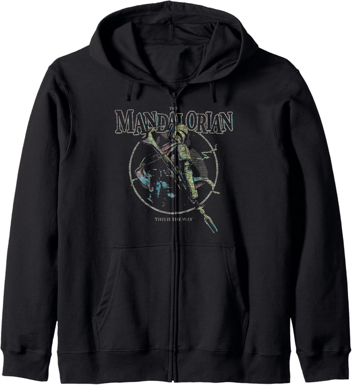 Star Wars Mandalorian Pastel Pop Mando Kapuzenjacke