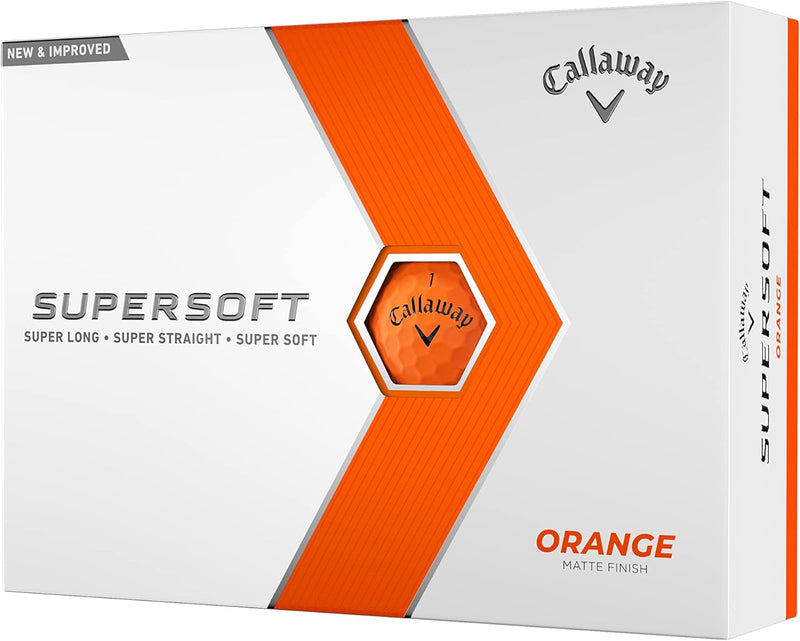 Callaway Supersoft Golfbälle 2023 Orange, Orange