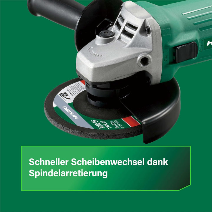 HIKOKI Winkelschleifer, G13STA Durchmesser 125 mm, 600 W, 230