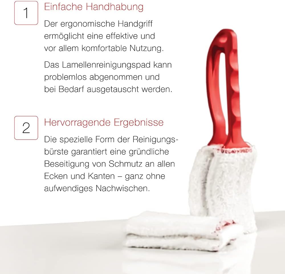 warema Lamellenreinigungszange | zur Reinigung von Jalousien, Lamellen und Raffstoren | hochwertige