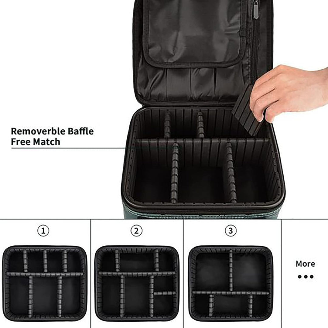 TANTOMI Kosmetiktasche Damen Portable Kosmetikkoffer Damen, Professionelle Make up Tasche Schminktas