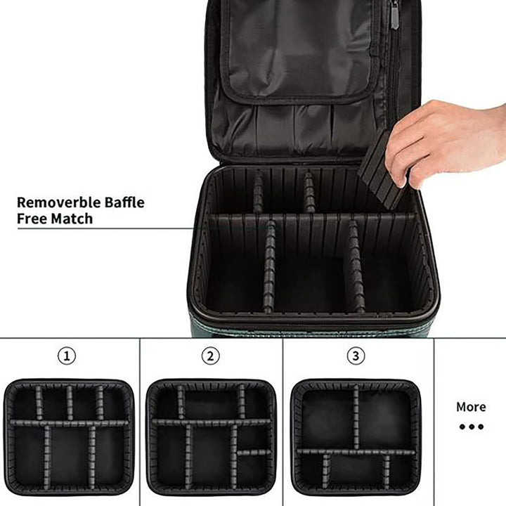 TANTOMI Kosmetiktasche Damen Portable Kosmetikkoffer Damen, Professionelle Make up Tasche Schminktas
