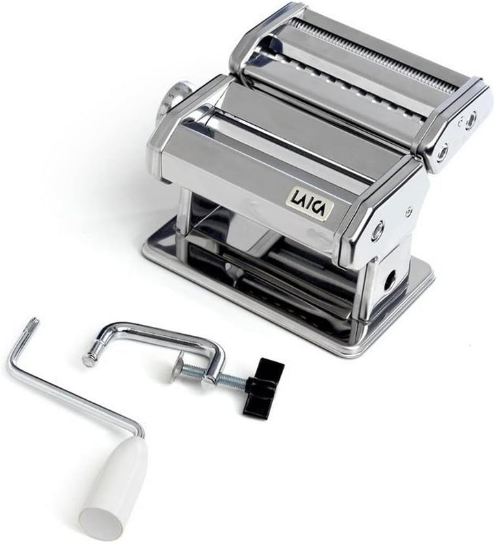 Laica PM2000 Nudelmaschine, Stahl, Silber, 15,3 x 21 x 19,8 cm