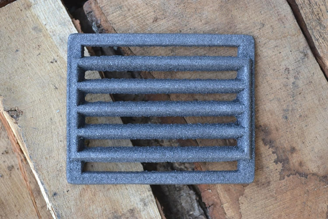 SEZAM 15 x 12 cm Gussrost Ofenrost Ascherost Gussrost verschiedene Durchmesser, Kaminrost passend Ka
