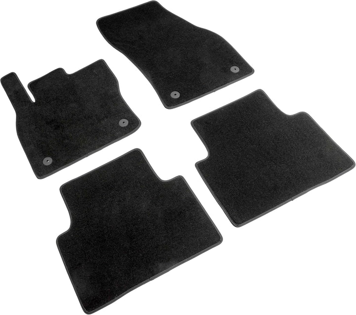 WALSER Premium Auto Teppiche kompatibel mit VW Touran 05/2015-Heute, 5- und 7-Sitzer, 100% passgenau