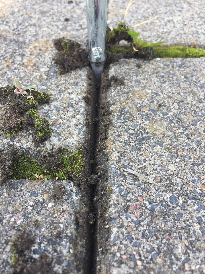 GIGANT Fugenkratzer mit Stiel Fugenreiniger Unkrautkratzer Schneide aus Vollhartmetall verschleissfe