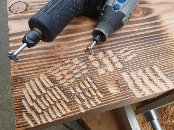 Manpa Mini Schnitzfräser, 3,2 mm (1/8 Zoll) Schaft | Runde HM-Schneiden, Holzfräser, Für Dremel