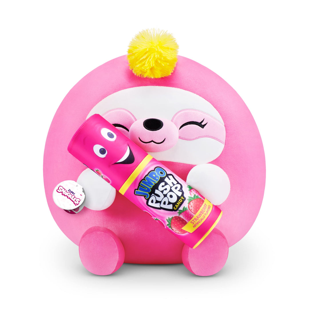 Snackles gross Susie, Faultier (Push Pop) ZURU, 35 cm grossen Plüschtier (Faultier), Faultier