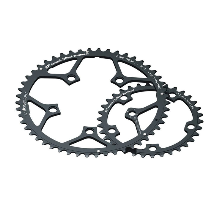 Stronglight Unisex – Erwachsene Kettenblatt Type 110 D, Schwarz, 48