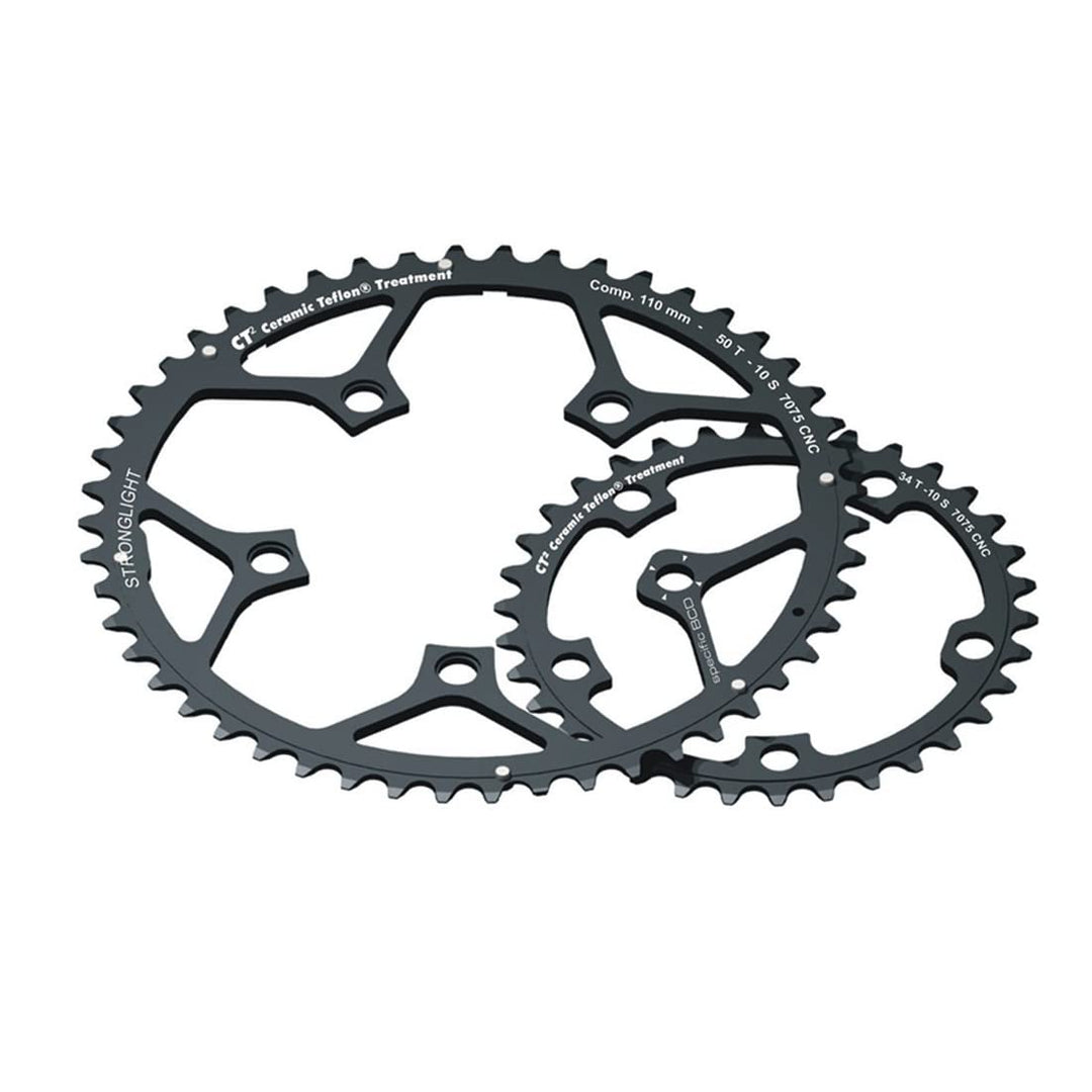 Stronglight Kettenblatt Type 110 C, Schwarz, 34, 273519 34 Schwarz, 34 Schwarz