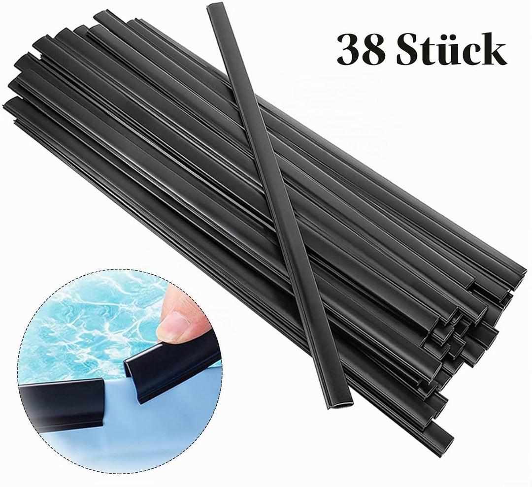 38 Stück Schwimmbad flache Abdeckstreifen, Pool-Liner Response Strip Set, flache Liner Coping Streif