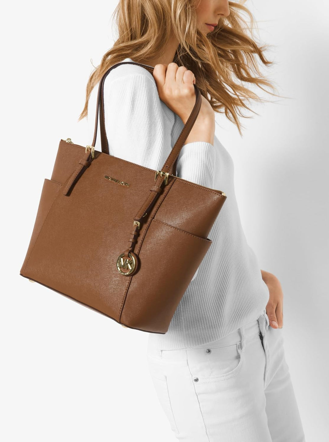 Michael Kors Women's Jet Set Item Tote, Einheitsgröße Luggage