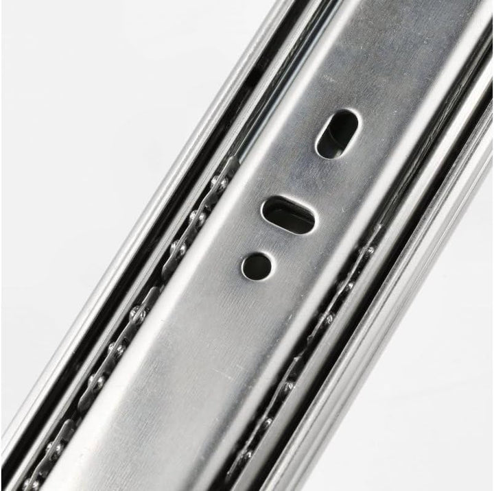 GTV H45 Schubladenschienen - 45.3 x 500 mm-Starken Verzinkt Stahl - Soft-Close Schienensystem - Tele