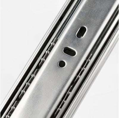 GTV H45 Schubladenschienen - 45.3 x 250 mm - Starken Verzinkt Stahl - Soft-Close Schienensystem - Te