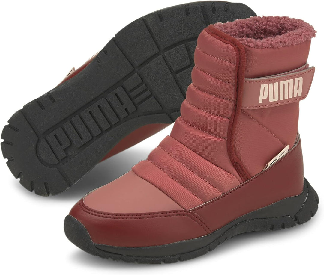 PUMA Unisex Kinder Nieve Boot WTR Ac Ps Sneaker 28 EU Mauvewood Lotus, 28 EU Mauvewood Lotus