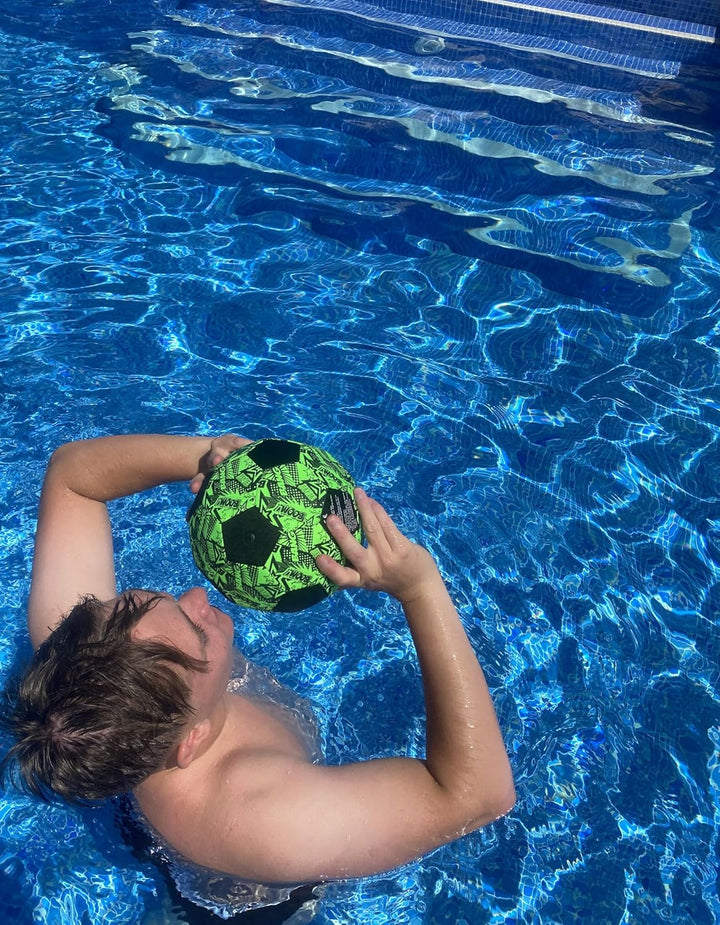 Sunflex® Neopren Zubehör Fussball Funky | Beach-Fussball zum Barfuss Spielen | weich und robust für