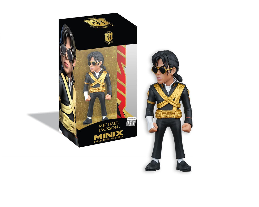 BANDAI Minix Sammelfigur, 12 cm, Michael Jackson 10K, Sammlerstücke für Ausstellung, Geschenkidee, S
