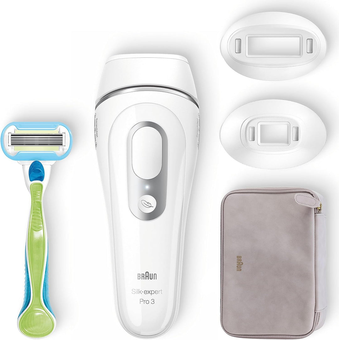 Braun Silk-Expert Pro 3 PL3132 IPL-Haarentfernungsgerät weiss/lila +