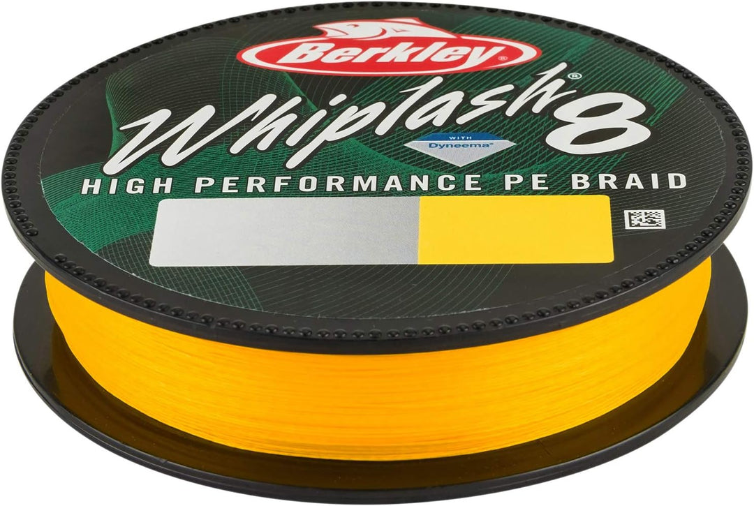 Berkley Whiplash 8 geflochtene Angelschnur – 100 % Dyneema 8-faches Geflecht für Salzwasser- und Süs