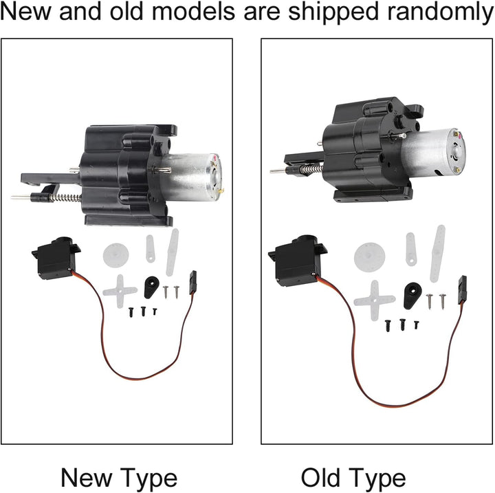 Dilwe Speed Gearbox Shift Servo, Metall Speed Gearbox Shift Servo Upgrade Teile für 1/16 WPL RC
