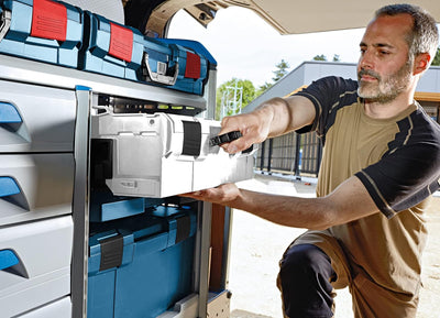 Bosch Sortimo L-Boxx 102 Werkzeugkoffer Grau anpassbar mit Ihrem Logo | L BOXX 102 leer, Custom L-bo