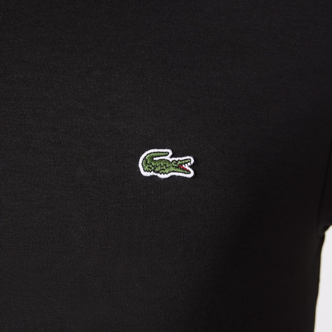 Lacoste Herren Polo-Shirt Kurzarm DH2050, Männer Polo-Hemd,2 Knopf,Regular Fit S Noir, S Noir