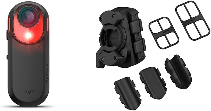 Garmin Varia RCT716 - Radar mit integrierter Dashcam & RCT715 Sattelstützenhalterung, 010-13148-00 R
