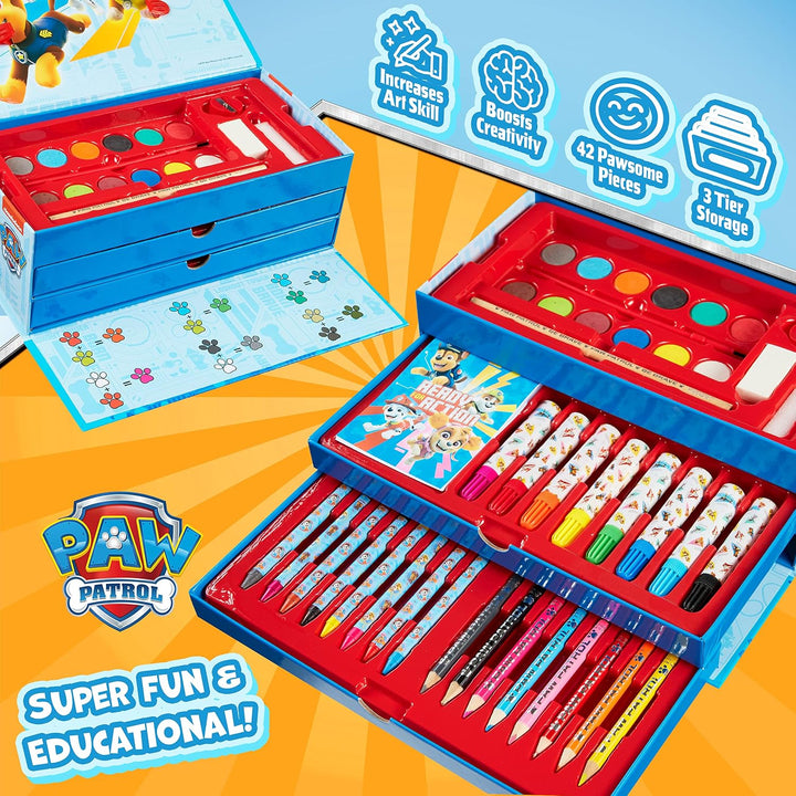PAW PATROL Malkoffer, Malset für Kinder (Mehrfarbig), Mehrfarbig